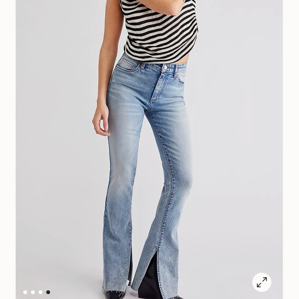 Brand new with tags split hem jeans